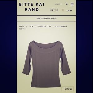 🌺 SALE 2/$12 3/$15 Deep gray top: BITTE KAI RAND